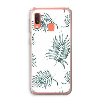 Simple leaves: Samsung Galaxy A20e Transparant Hoesje