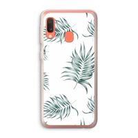 Simple leaves: Samsung Galaxy A20e Transparant Hoesje