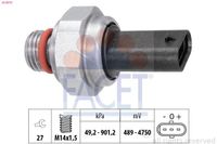 Sensor, uitlaatgasdruk 250010