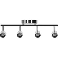 LED Plafondspot 4-lichts Rechthoekig Mat Zilver - GU10 Fitting