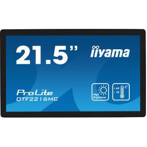 iiyama OTF2216MC-B1 beeldkrant Digitale signage flatscreen 55,9 cm (22") LCD 1100 cd/m² Full HD Zwart Touchscreen