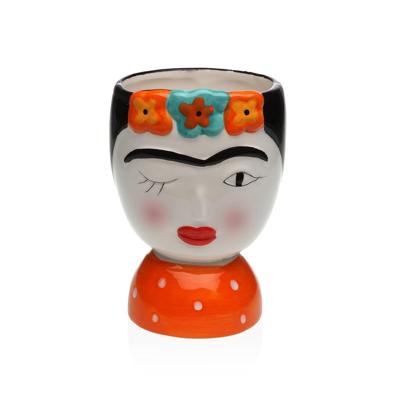 Vaas Versa Keramisch Escandinavo/Nórdico 14,3 X 25,5 X 18,5 CM Frida Kahlo