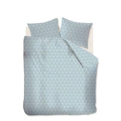 Ambiante dekbedovertrek Jent - blauw - 140x200/220 cm