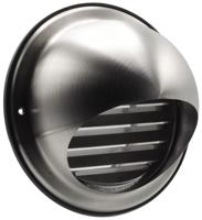 Enzo rvs buitenrooster 100mm design model bol - 1400450