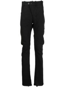 Boris Bidjan Saberi pantalon de costume slim à quatre poches - Noir