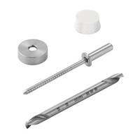 Weidmüller TPSD FIXING SET KTB Bevestigingsset RVS Zilver (l x b x h) 3 x 10 x 40 mm 1 stuk(s)