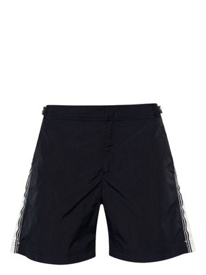 Orlebar Brown short de bain Bulldog Palm Border - Bleu