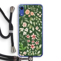 Botanical green sweet flower heaven: Honor Play 8A Transparant Hoesje met koord