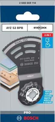 Bosch Accessoires PRO AYZ 53 BPB Multitool zaagblad | 53 x 40 mm - 2608669114