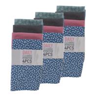 Ultra Clean Microvezel schoonmaakdoekjes - 12x stuks - kleurenmix - 40 x 48 cm
