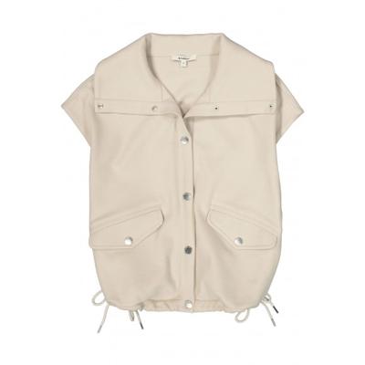 Garcia - Zand | unisex | Gilet | Zand | M | regular | Kamst mode