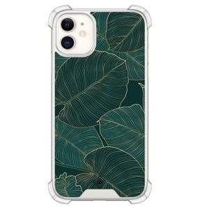 iPhone 11 shockproof hoesje - Monstera leaves