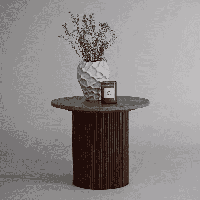 Nohr Ronde Bijzettafel 'Adrin' Marmerlook, 52cm