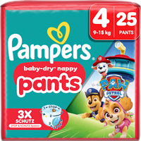 Pampers Pampers Babybroekje Baby Dry Paw Patrol maat 4 Maxi (9-15 kg), 25 stuks