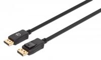 Manhattan 353618 DisplayPort-kabel DisplayPort Aansluitkabel DisplayPort-stekker, DisplayPort-stekker 2.00 m Zwart Ultra HD (8K)