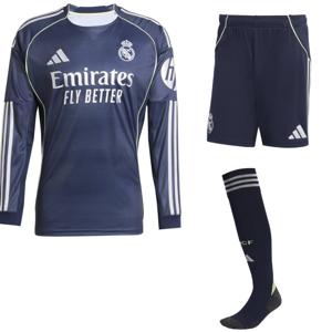 adidas Real Madrid Uittenue Lange Mouwen 2025-2026