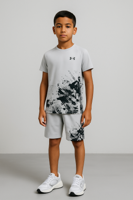Under Armour Tech Graphic Zomerset Kids Grijs/Zwart - Maat 152 - Kleur: ZwartGrijs | Soccerfanshop