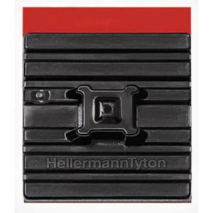 HellermannTyton FMB4APT-I-PA66HS-BK Bevestigingssokkel Zelfklevend 151-01527 Flexibele sokkel, 4-voudige invoeging Zwart 1 stuk(s)