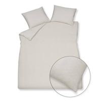 Dekbedovertrek Purity Monaco Cream Tan | Ivoor | Satijnkatoen