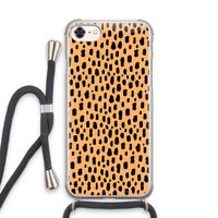 Panter: iPhone 8 Transparant Hoesje met koord