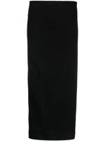 Gentry Portofino jupe crayon en laine à coupe mi-longue - Noir