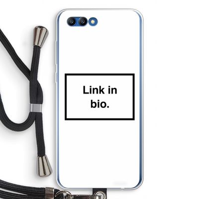 Link in bio: Honor 10 Transparant Hoesje met koord