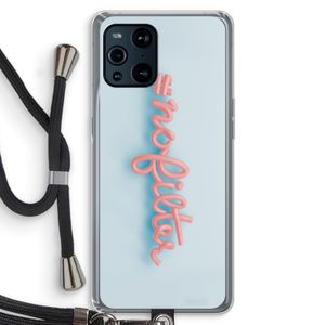 #nofilter: Oppo Find X3 Pro Transparant Hoesje met koord