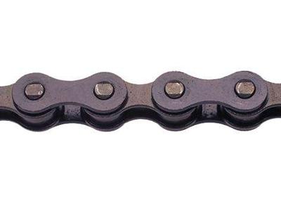 Ketting Marwi 1/2" x 1/8" voor naafversnelling / single speed 112 links - zwart
