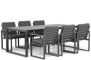 Santika Soray/Zaga 220 cm dining tuinset 7-delig