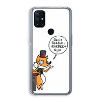 Geen Gezeik: OnePlus Nord N10 5G Transparant Hoesje