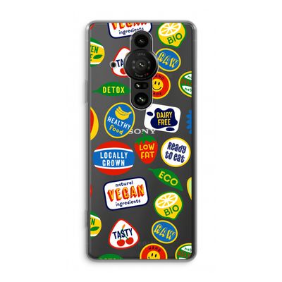 Fruitsticker: Sony Xperia Pro-I Transparant Hoesje