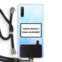 Alone: Huawei P Smart Pro Transparant Hoesje met koord