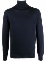 Dell'oglio pull en maille fine à col roulé - Bleu