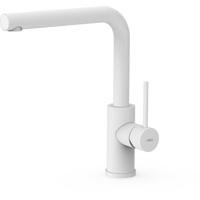 Keukenkraan Tres Top | Opbouw | 360° Draaibaar | Mengkraan | 1-hendel | Rond | Wit mat