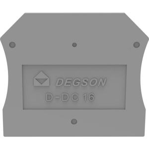 Degson D-DC16-01P-11-00A(H) Afsluittussenplaat Grijs 1 stuk(s)