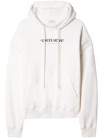 Off-White hoodie en coton Chess Move à slogan imprimé - Tons neutres - thumbnail