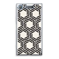 Geometrisch patroon: Sony Xperia XZ1 Transparant Hoesje