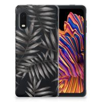 Samsung Xcover Pro | TPU Case | Leaves Grey Samsung Xcover Pro | TPU Case | Leaves Grey