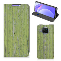 Xiaomi Mi 10T Lite Book Wallet Case Green Wood - thumbnail