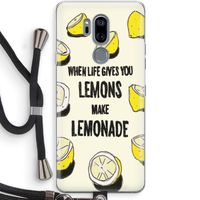 Lemonade: LG G7 Thinq Transparant Hoesje met koord