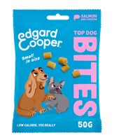 Edgard & Cooper Bites Small Zalm&Kip hondensnacks 50 gram - thumbnail