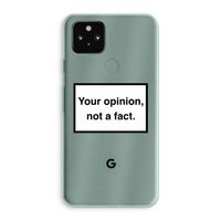 Your opinion: Google Pixel 5a 5G Transparant Hoesje Your opinion: Google Pixel 5a 5G Transparant Hoesje