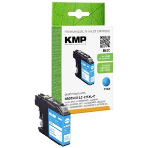 KMP Inktcartridge vervangt Brother LC-225XLC Compatibel Cyaan B63C 1530,4003