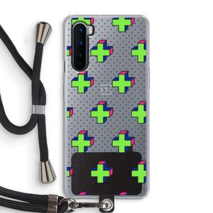 8-bit N°10: OnePlus Nord Transparant Hoesje met koord