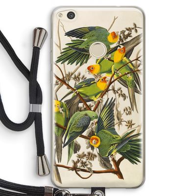 Carolinaparkiet: Huawei Ascend P8 Lite (2017) Transparant Hoesje met koord