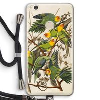 Carolinaparkiet: Huawei Ascend P8 Lite (2017) Transparant Hoesje met koord