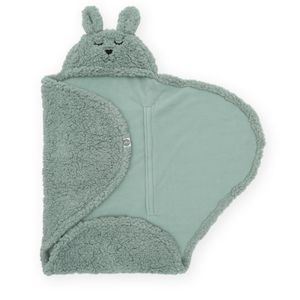 Jollein wikkeldeken Bunny Ash Green Maat