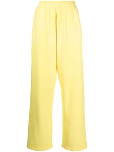 Mainless pantalon de jogging à effet usé - Jaune