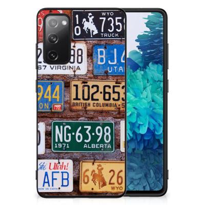 Samsung Galaxy S20 FE Silicone Back Case Kentekenplaten