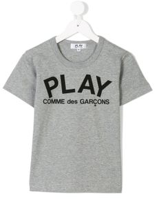 Comme Des Garçons Play Kids t-shirt imprimé - Gris